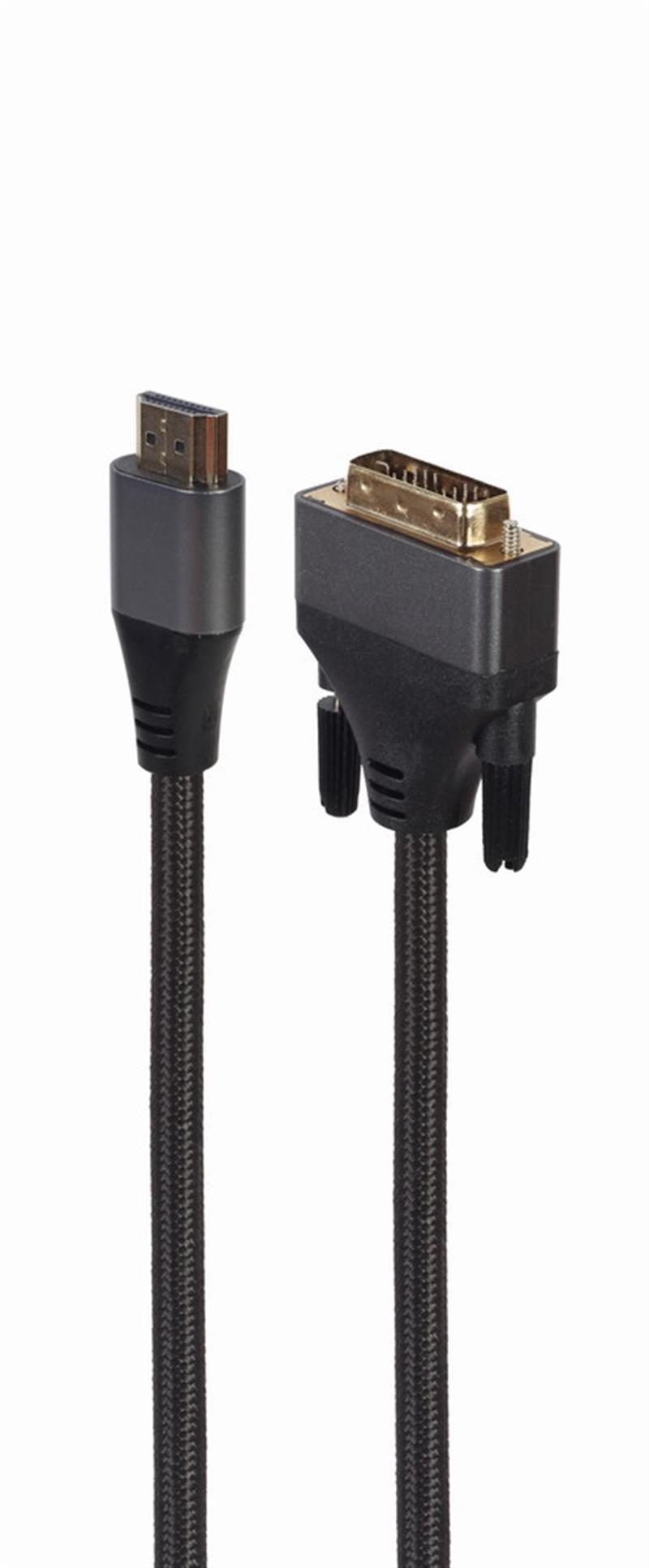 HDMI naar DVI-kabel 1 8 meter Premium Series 