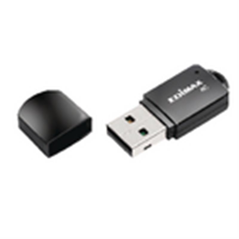 Draadloze USB-Adapter AC600 2.4/5 GHz (Dual Band) Zwart