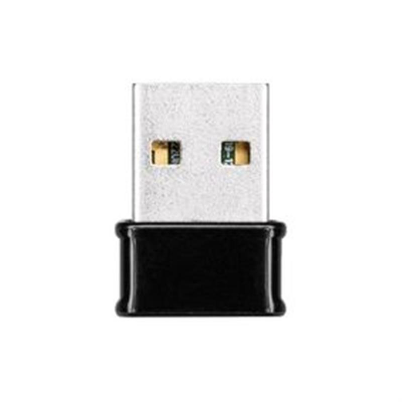 Draadloze USB-Adapter AC1200 2.4/5 GHz (Dual Band) Wi-Fi Zwart/Aluminium