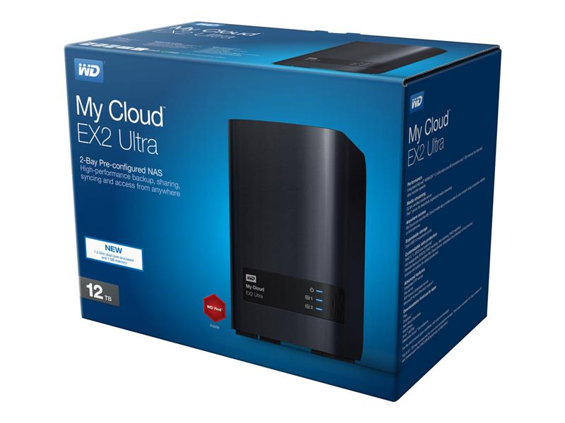 WD MY Cloud EX2 Ultra NAS 12TB 2-Bay