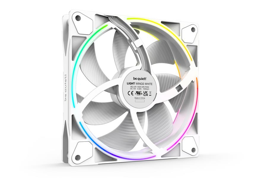 Be quiet! LIGHT WINGS White 140mm PWM Triple-Pack 