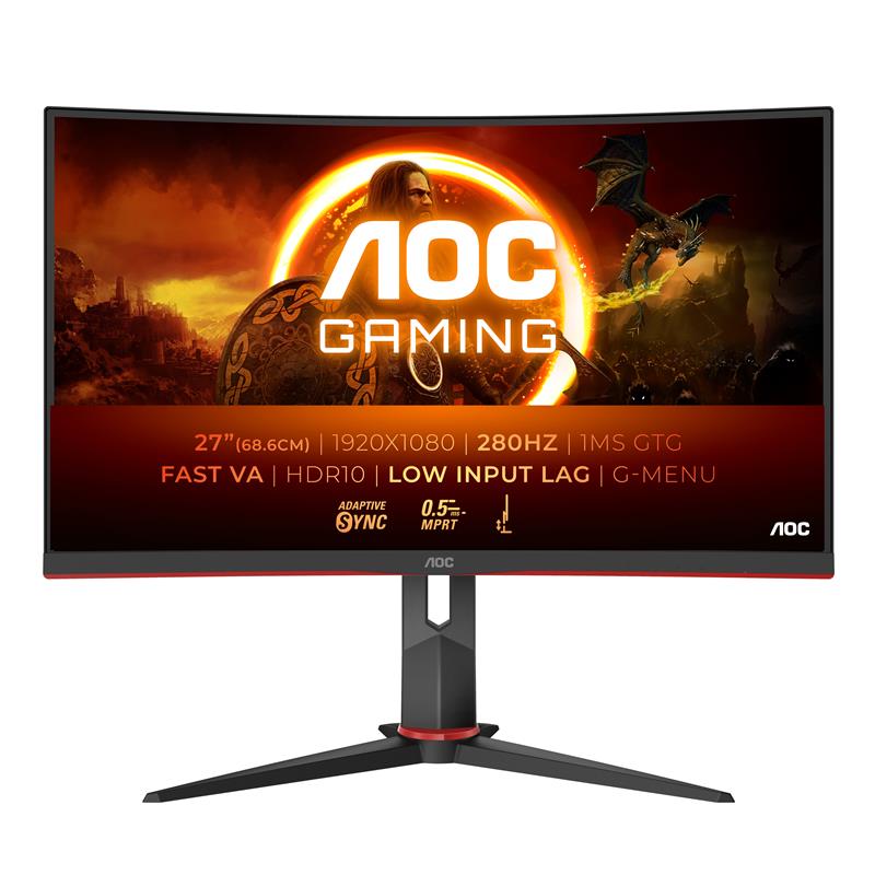 AOC G2 C27G2Z3/BK computer monitor 68,6 cm (27"") 1920 x 1080 Pixels Full HD LED Zwart, Rood