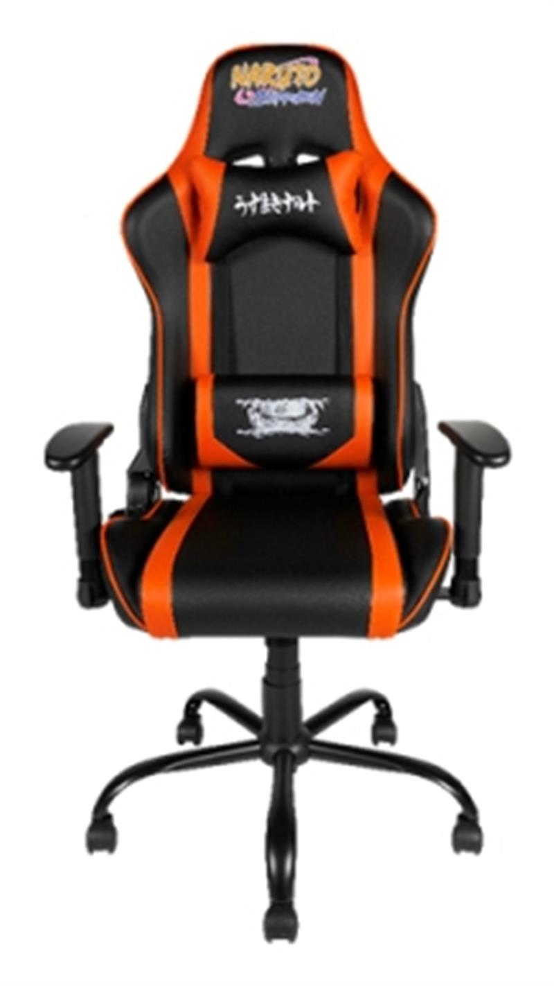 Konix Naruto Premium Gaming Chair PC-gamestoel Gecapitonneerde zitting Zwart, Oranje