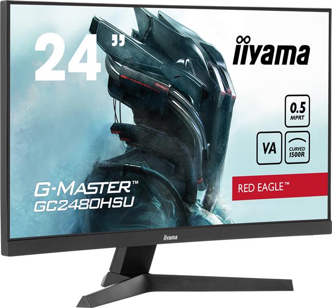 iiyama G-MASTER GC2480HSU-B1 computer monitor 61 cm (24"") 1920 x 1080 Pixels Full HD LED Zwart