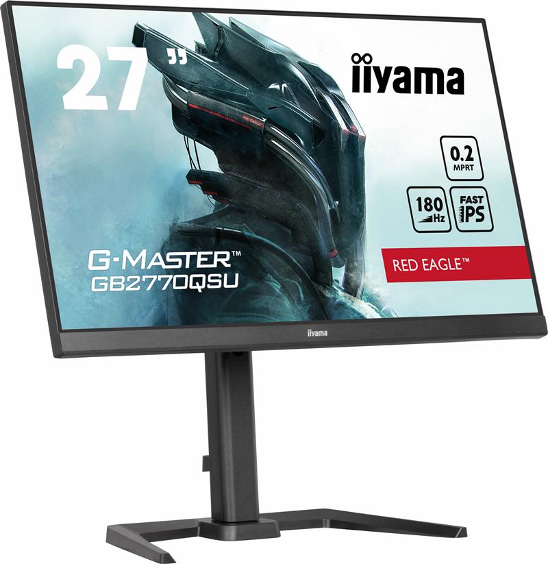 iiyama G-MASTER GB2770QSU-B6 computer monitor 68,6 cm (27"") 2560 x 1440 Pixels 2K Ultra HD Zwart