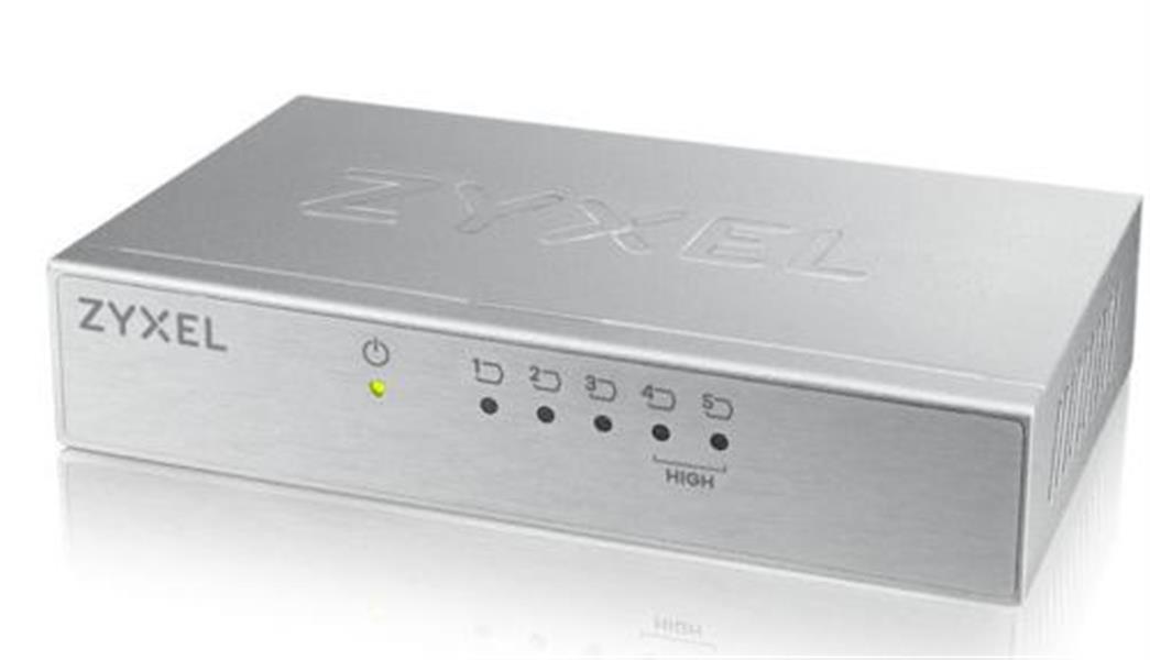 Zyxel ES-105A Unmanaged Fast Ethernet (10/100) Zilver