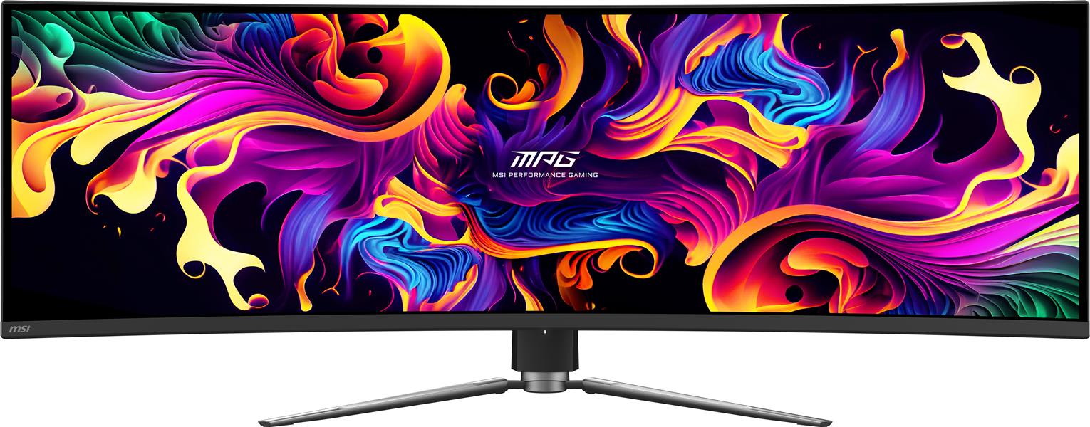 MSI MPG 491CQP QD-OLED computer monitor 124,5 cm (49"") 5120 x 1440 Pixels DQHD QDOLED Zwart