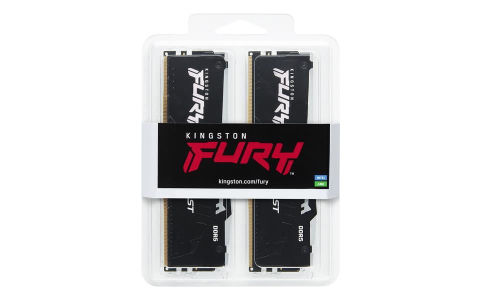 Kingston Technology FURY Beast 32GB 6000MT/s DDR5 CL30 DIMM (Kit van 2) RGB EXPO