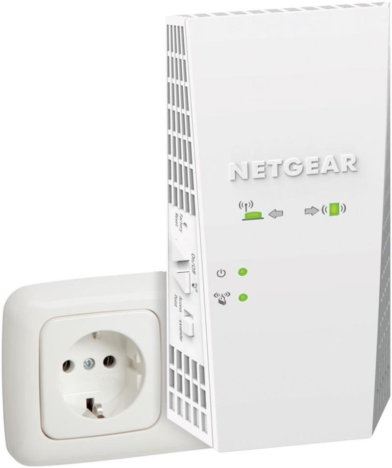 Netgear EX6250 Netwerkrepeater 10,100,1000 Mbit/s Wit