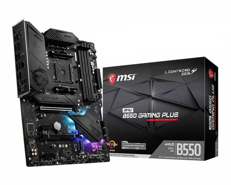 MSI MPG B550 Gaming Plus AMD B550 Socket AM4 ATX