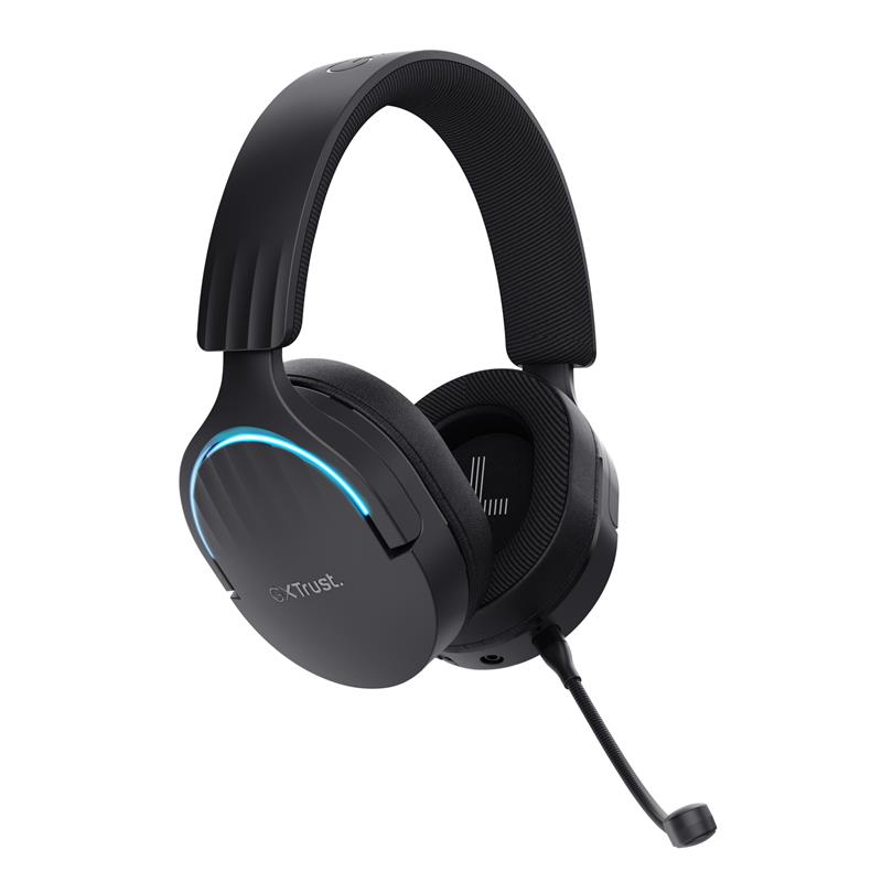 Trust GXT 491 Fayzo Headset Bedraad en draadloos Hoofdband Gamen USB Type-C Bluetooth Zwart