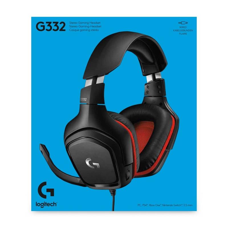 Logitech G G332 Stereo Gaming Headset REFURBISHED