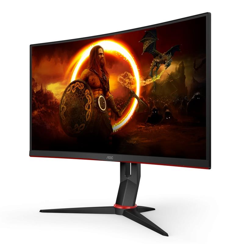 AOC CQ27G2S/BK computer monitor 68,6 cm (27"") 2560 x 1440 Pixels Quad HD Zwart, Rood