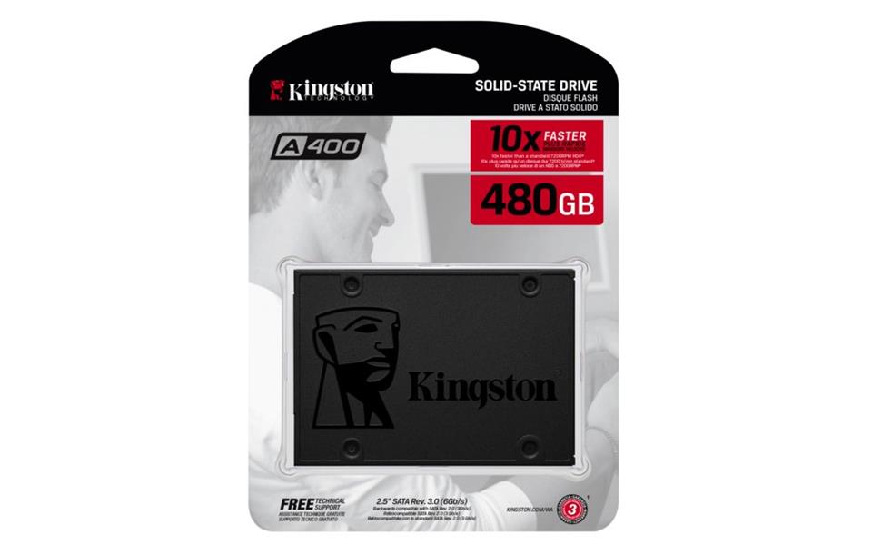 Kingston Technology A400 2.5 480 GB SATA III TLC