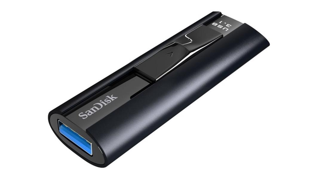 SanDisk Extreme Pro USB flash drive 256 GB USB Type-A 3.2 Gen 1 (3.1 Gen 1) Zwart