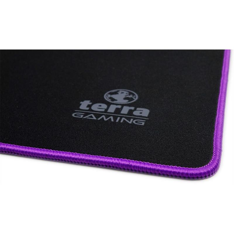 TERRA Mousepad XXL Gaming schwarz/lila 800 x 350 x 5 mm