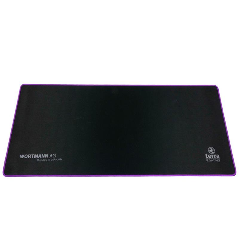 TERRA Mousepad XXL Gaming schwarz/lila 800 x 350 x 5 mm
