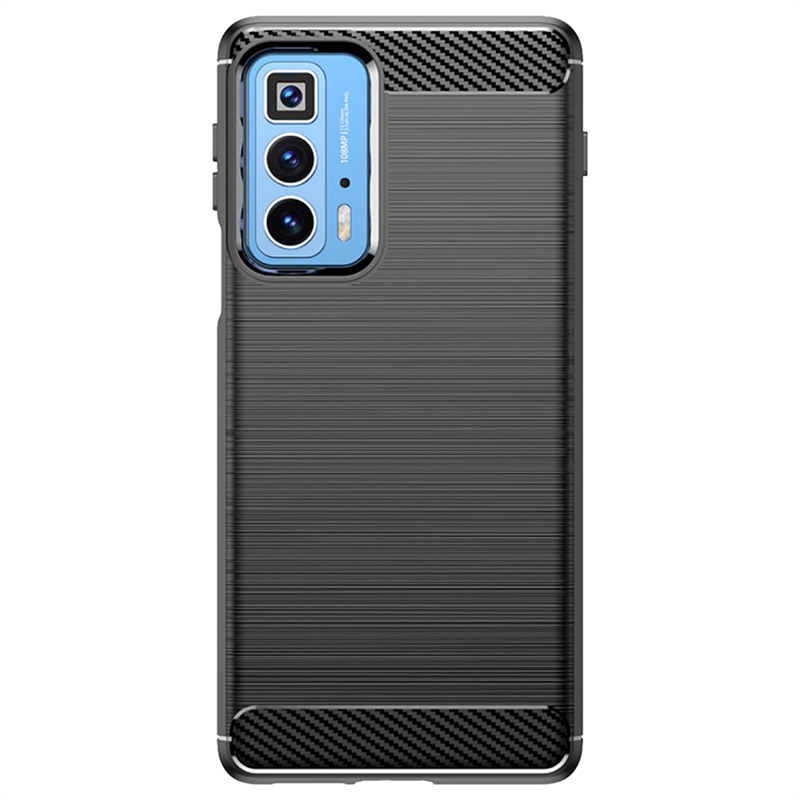 Motorola Edge 20 Pro Rugged Soft TPU Case - Black