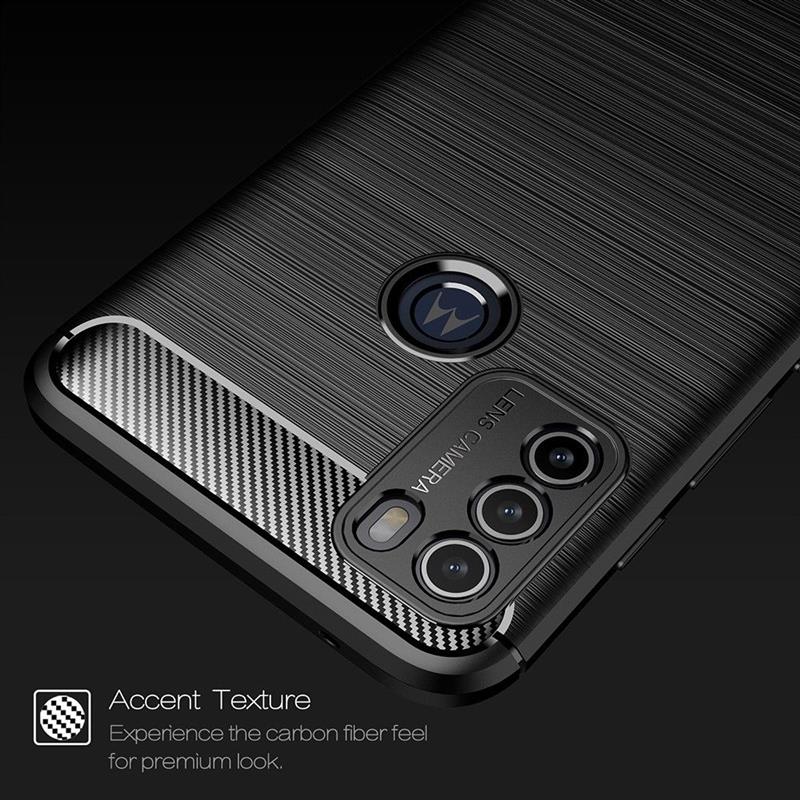 Motorola Moto G50 Rugged Soft TPU Case - Black