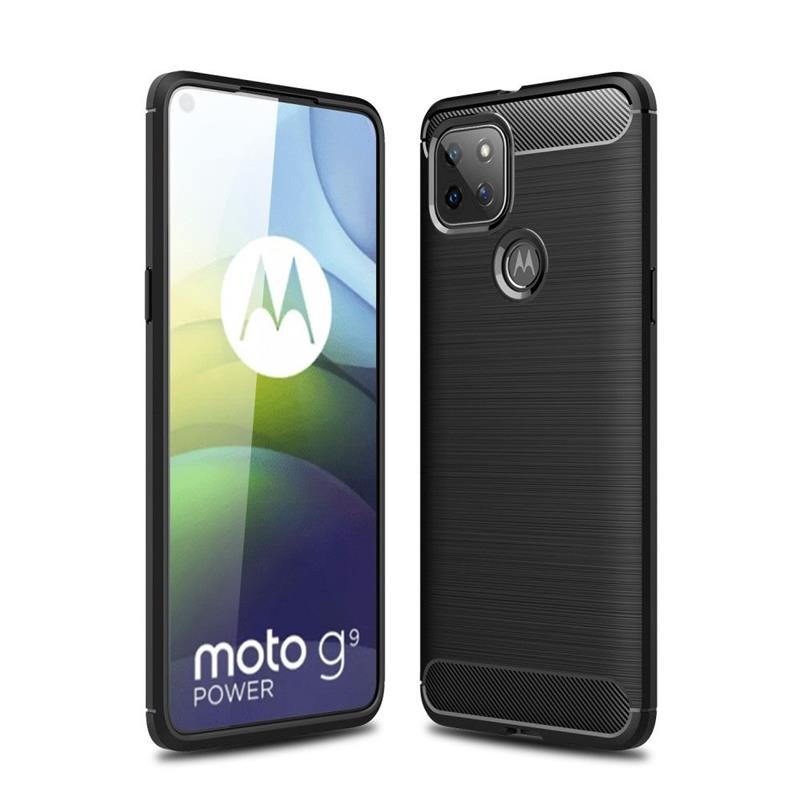 Motorola Moto G9 Power - Rugged Soft TPU Case - Black