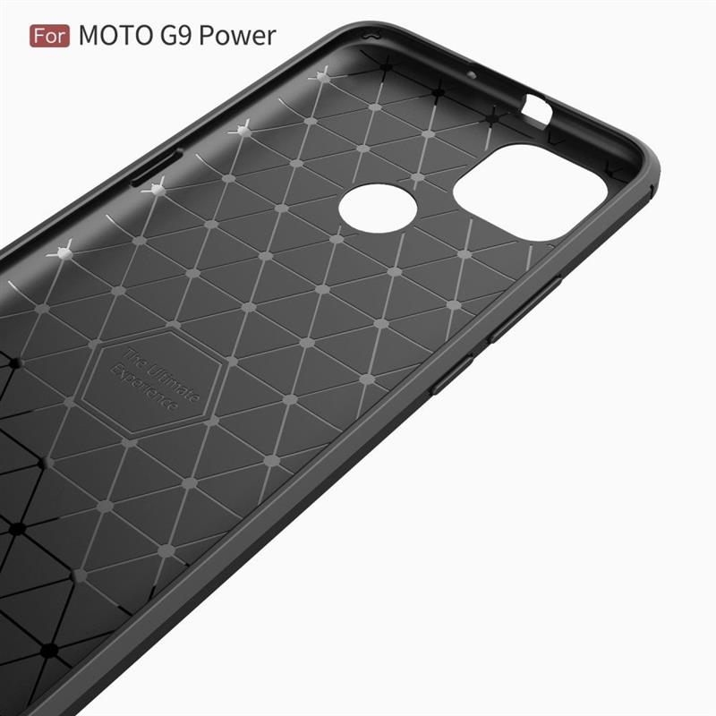 Motorola Moto G9 Power - Rugged Soft TPU Case - Black