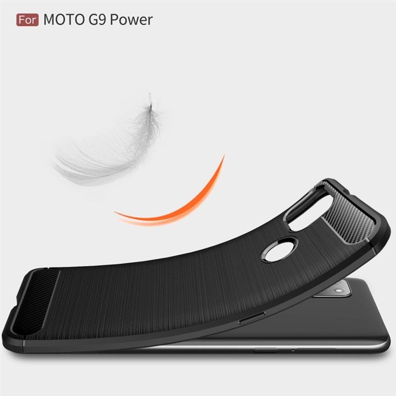 Motorola Moto G9 Power - Rugged Soft TPU Case - Black