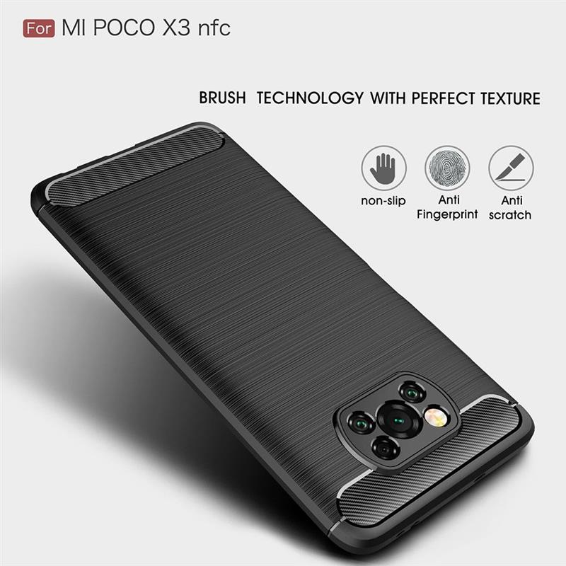 Poco X3 Poco X3 Pro - Rugged Soft TPU Case - Black