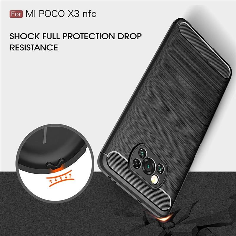 Poco X3 Poco X3 Pro - Rugged Soft TPU Case - Black